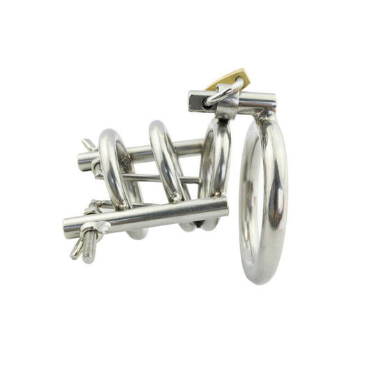 Lockable Bondage Lock Metal Chastity Cage