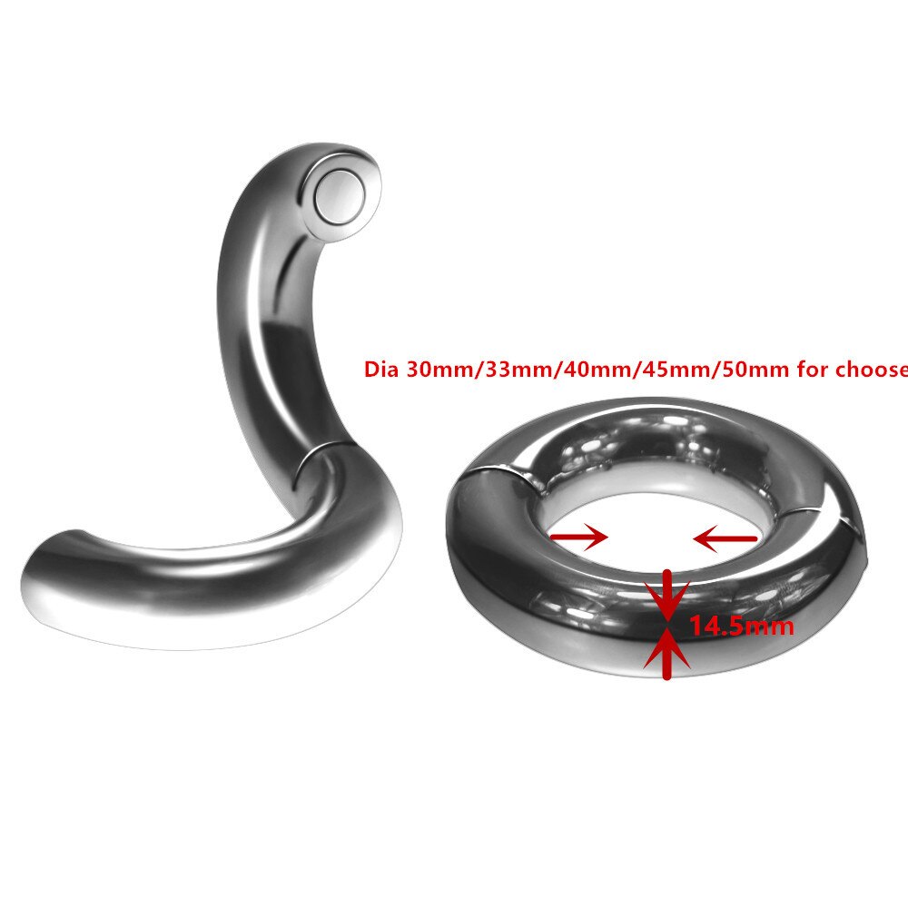 Metal Magnetic Penis Lock Cock Ring