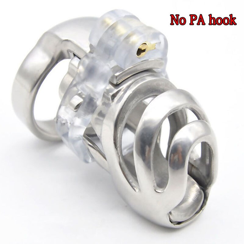 PA Hook BDSM Metal Chastity Cage