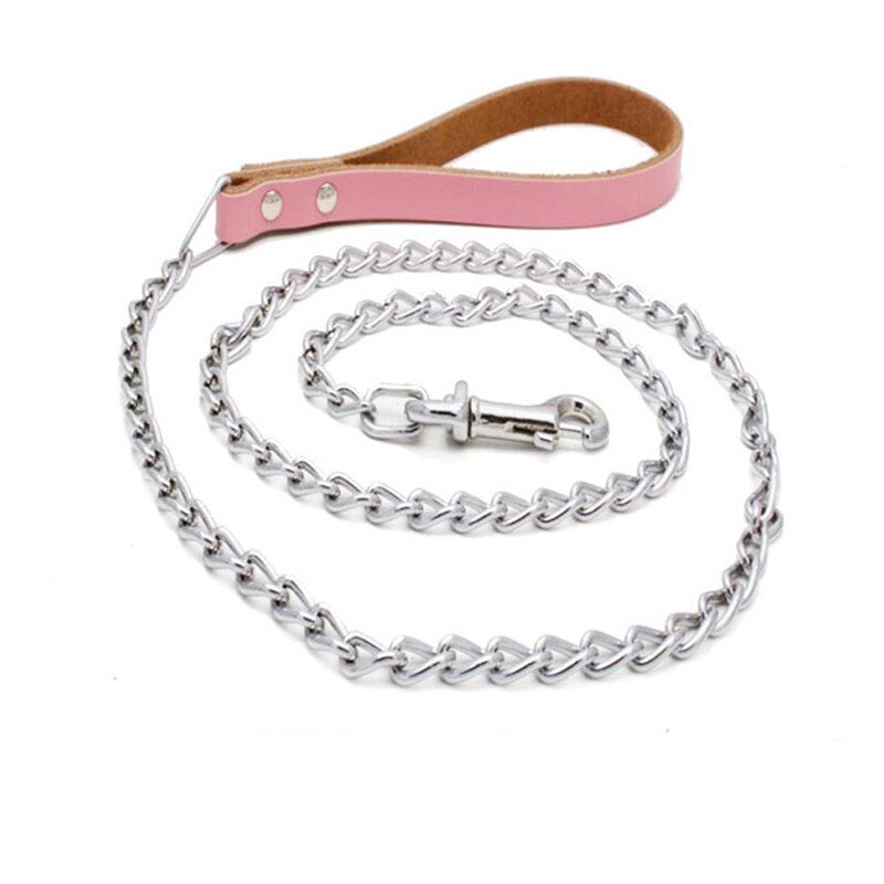 BDSM Metal Bell Collar With Chain