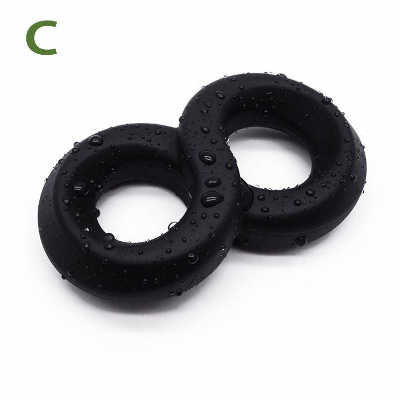 4 Type Black Slave Bondage Cock Ring