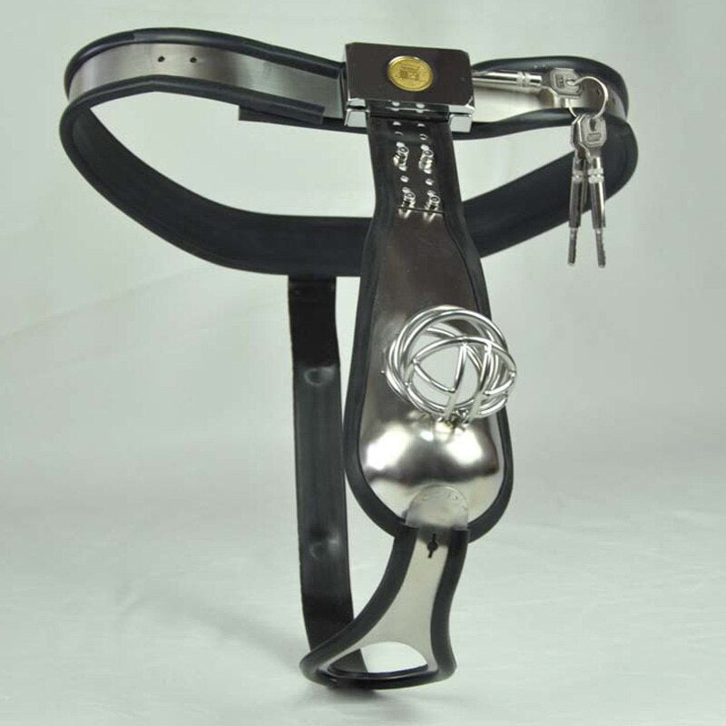 BDSM Male Lock Chastity Belt