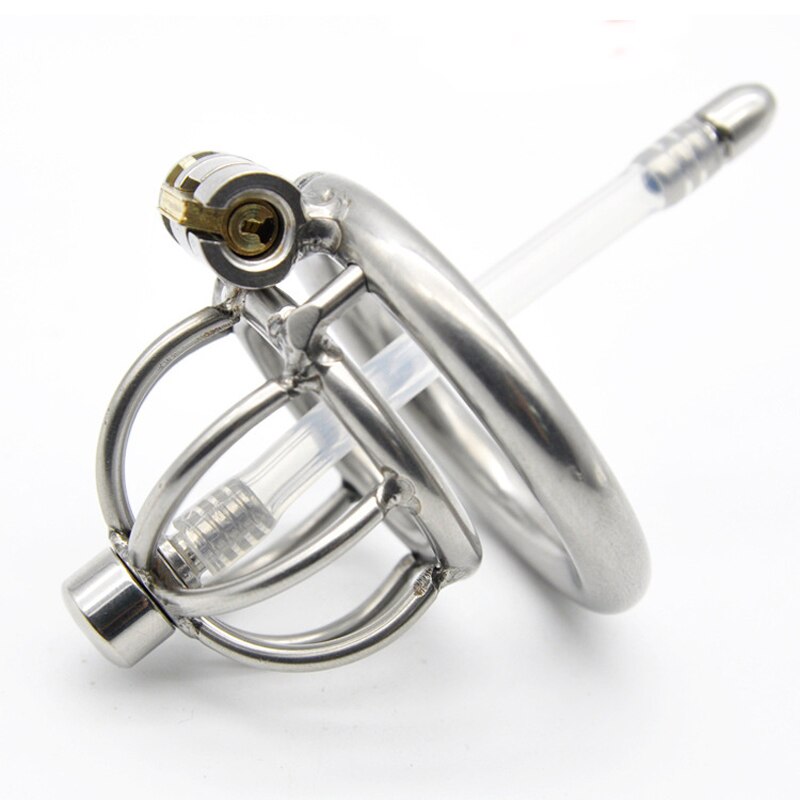 Metal Penis Plug Male Chastity Device