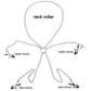 Metal Nipple Clamps Chain Neck Collar