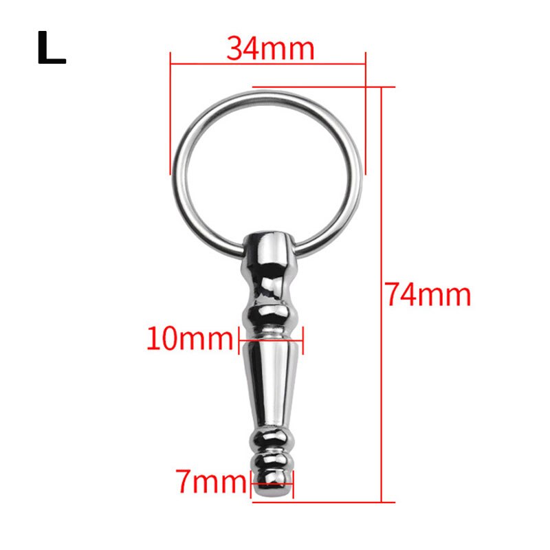 Stainless Steel Penis Plug Lock Ring