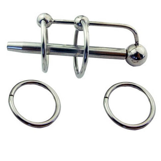 Metal Penis Ring Lock Penis Plug