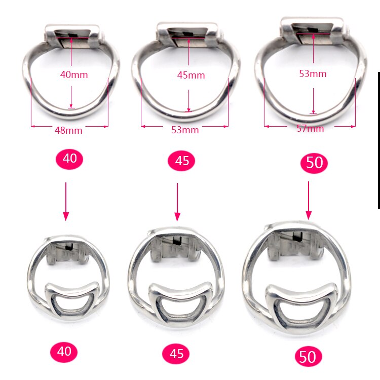 316 Stainless Steel Hole Design Chastity Cage