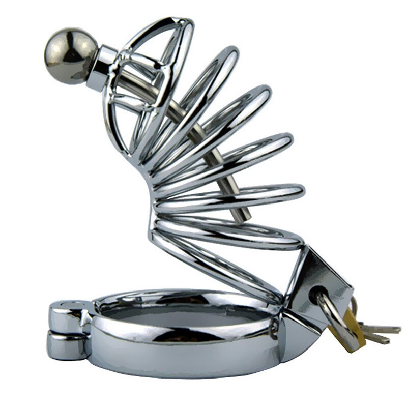 BDSM Torture Lock Metal Chastity Cage