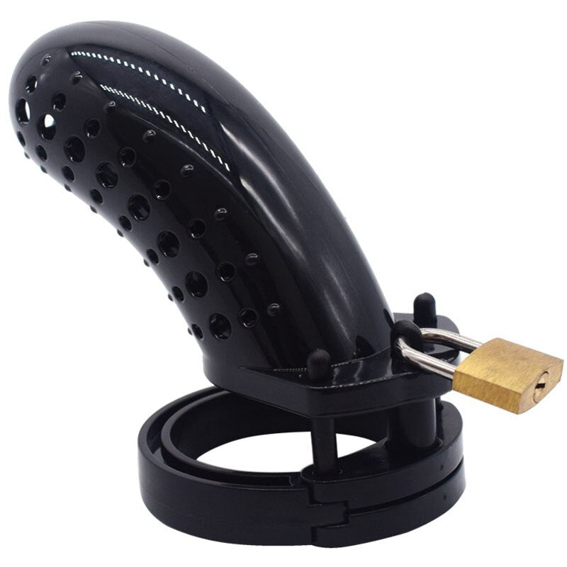 BDSM Male Chastity Cage Penis Lock Ring