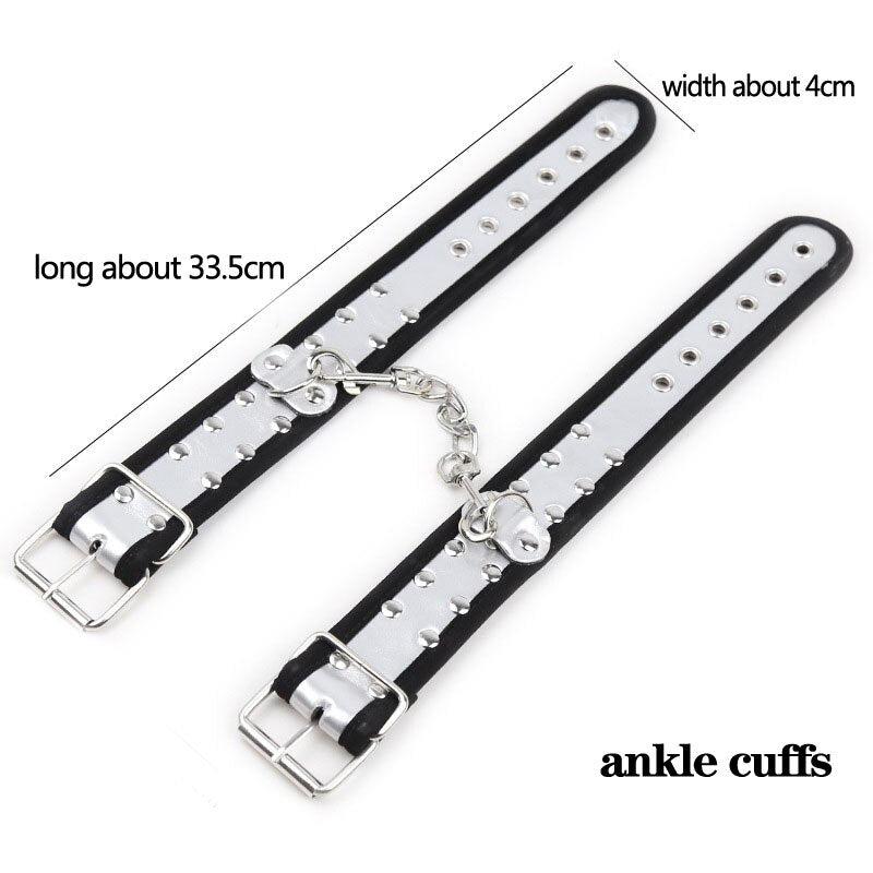 Adjustable Metal Slave Hand Ankle Cuffs