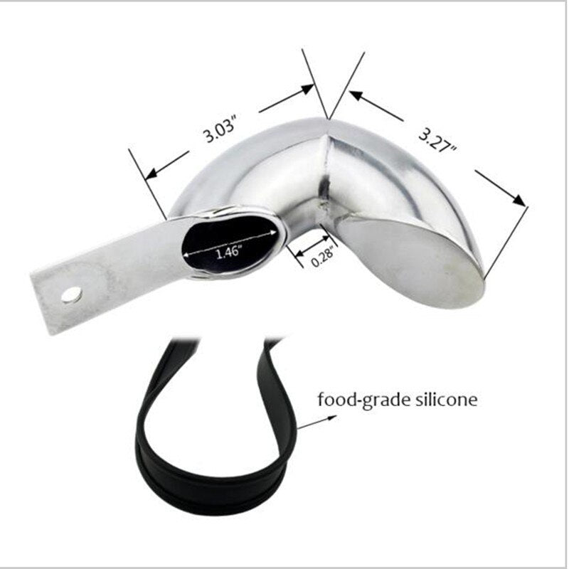 Stainless Steel Prevent Cheating Male Chastity Belt