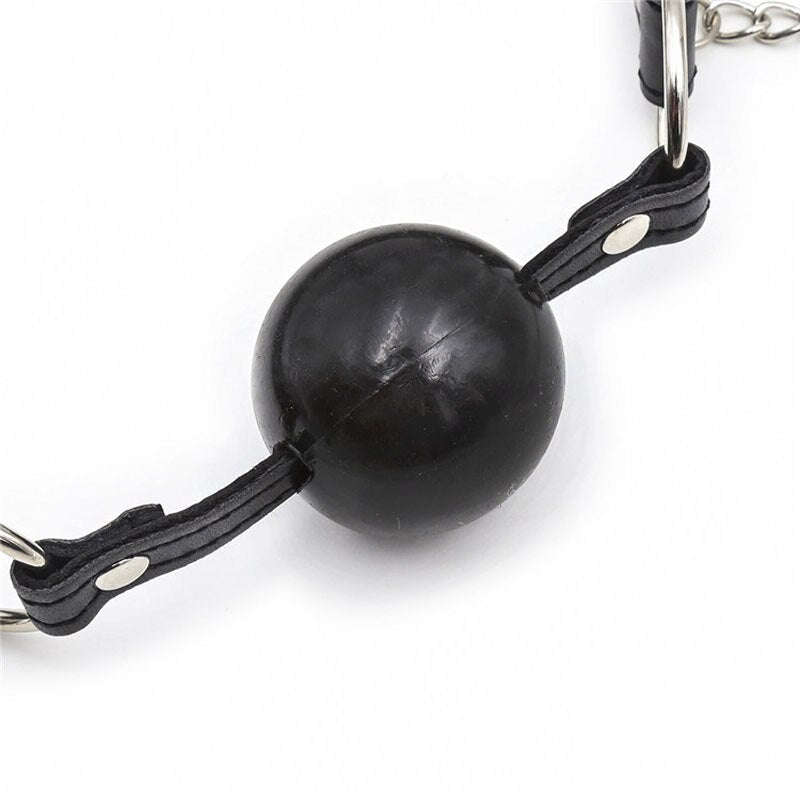 BDSM Mouth Gag Nipple Clamps