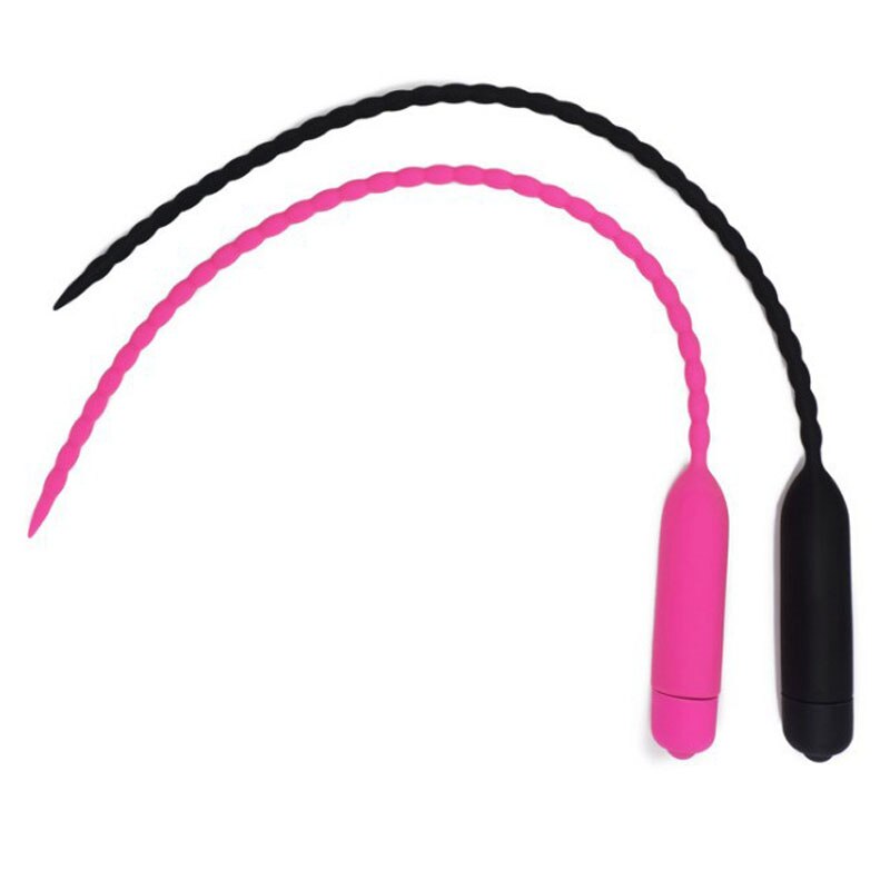 10-Frequency Silicone Urethral Vibrator Penis Plug