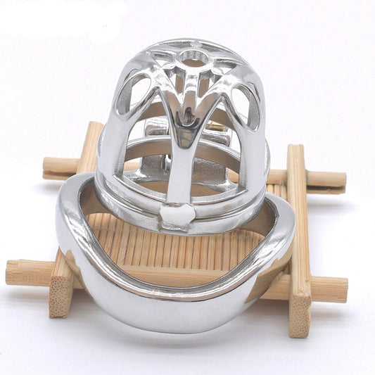 Securely Locked Bondage Male Chastity Device