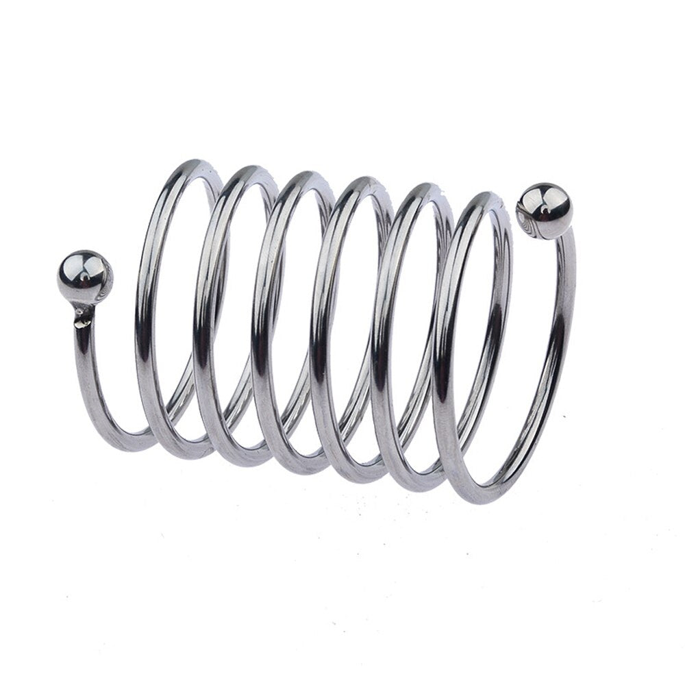 Metal Bondage Lock Male Penis Ring