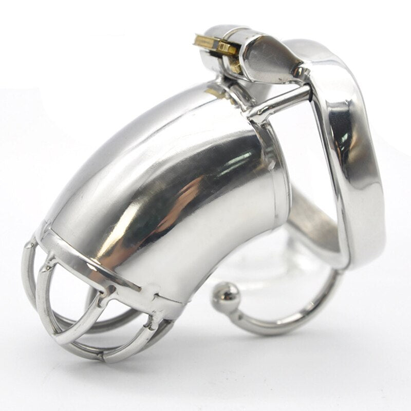 Hook Ring Metal Chastity Cock Cage