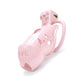 Pink Skull Cock Cage Slave Chastity Cage