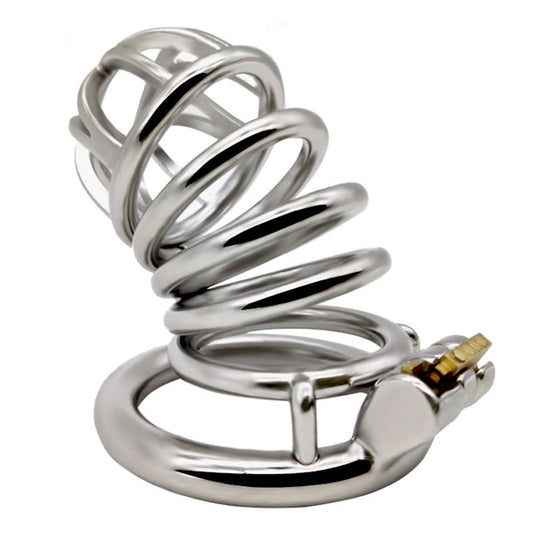 Slave Metal Cbt  Chastity Cage Penis Lock