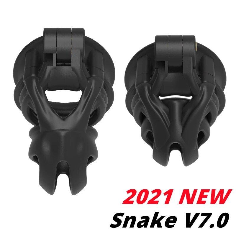 BDSM Snake V7.0 Cobra Chastity Cage