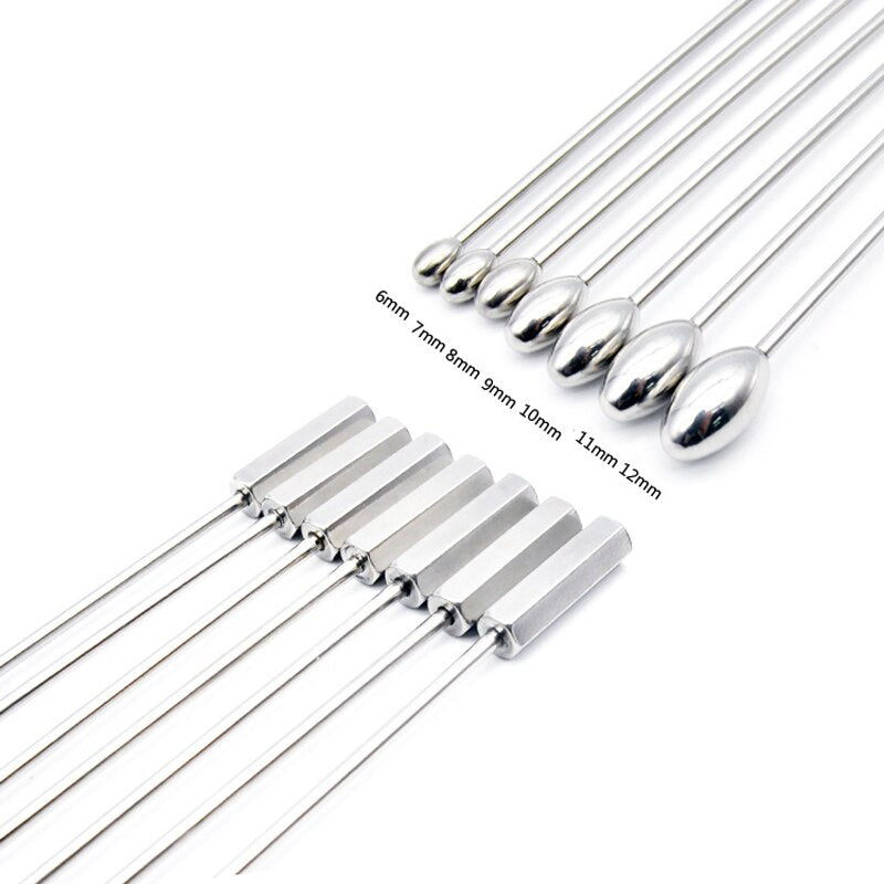 7pcs Stainless Steel Urethral Sound Dilators Kit