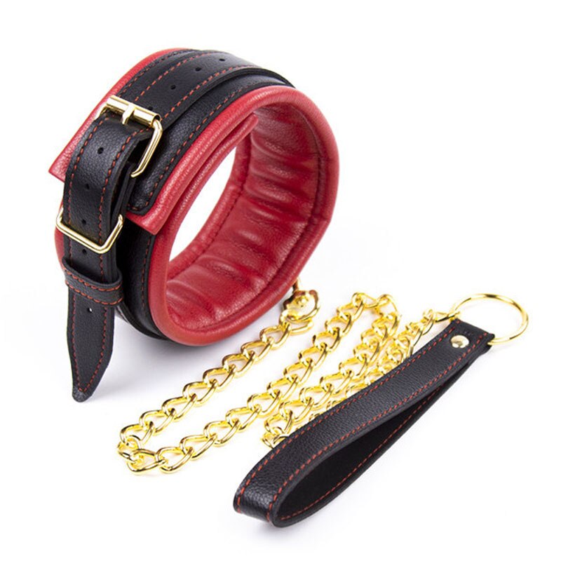 BDSM Leather Neck Collar