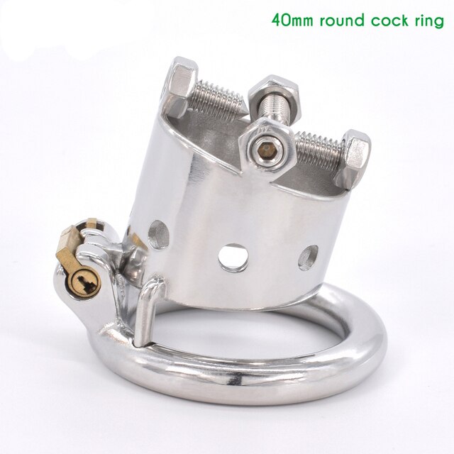 Stainless Steel Removable Spikes Chastity Cage