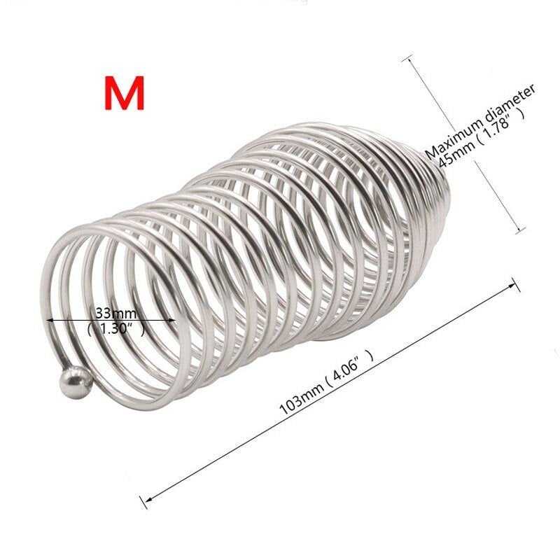 BDSM Metal Sleeve Cock Rings