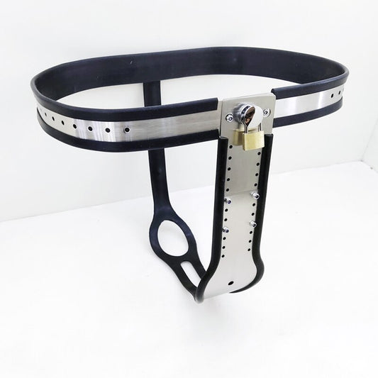 Lock Pants Metal Female Chastity Belt