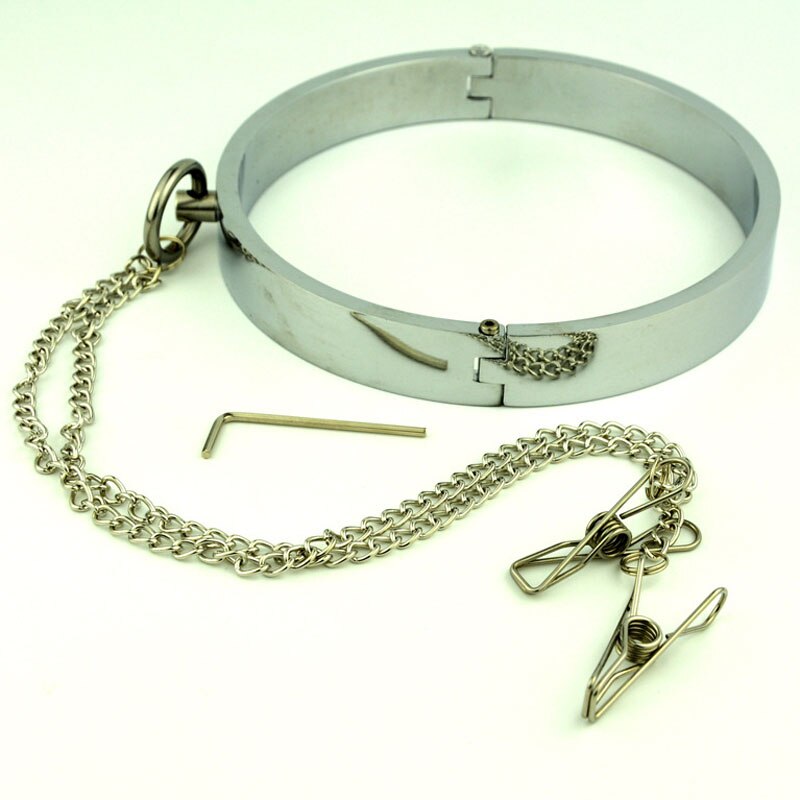 Metal Collar With Nipple Clamps