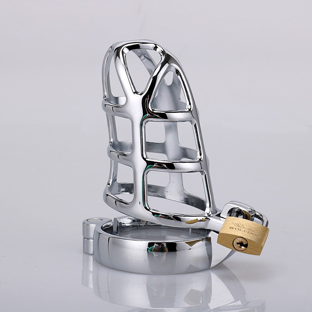 Lock Bird Metal Bondage Steel Chastity  Cage