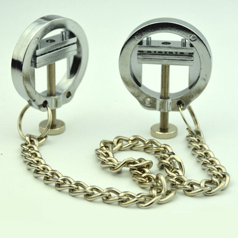 BDSM Fetish Metal Nipple Clamps