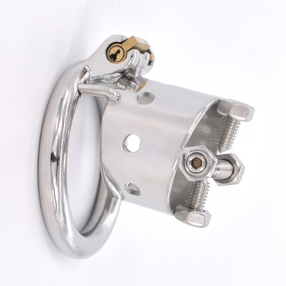 Stainless Steel Removable Spikes Chastity Cage