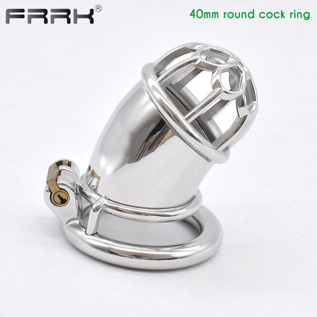 Sexy CBT Prevent Cheating Metal Chastity Cage