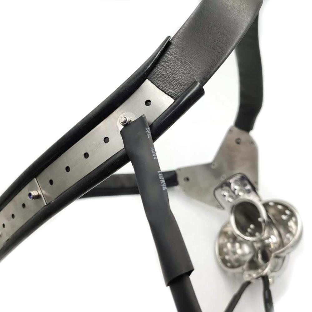 Male Stainless Steel Slave Chastity Belt Penis Lock