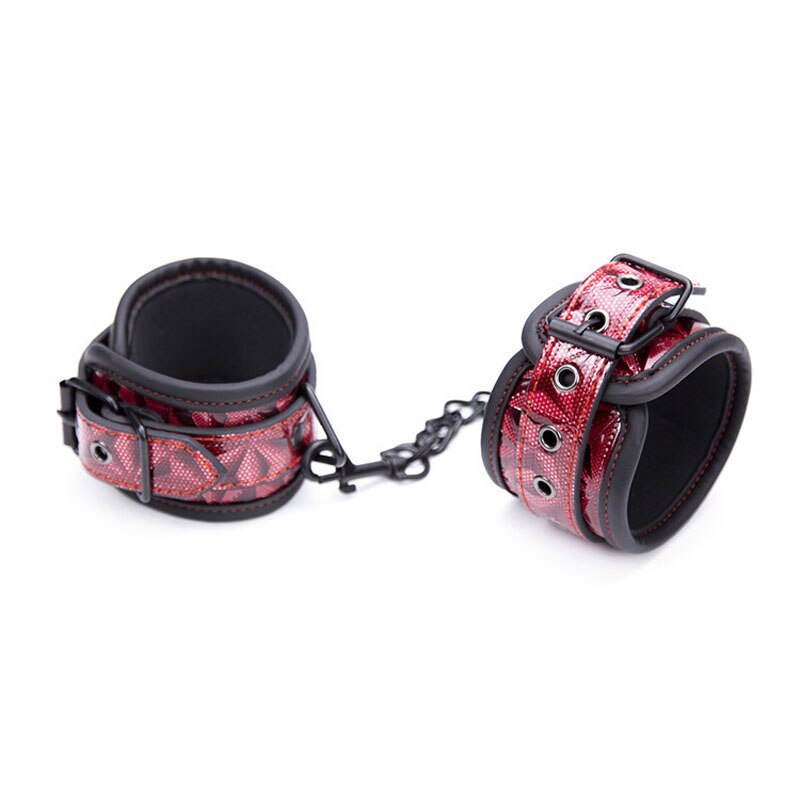 Erotic Leather Hand Ankle Cuffs