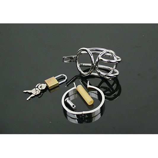 Stainless Steel Chastity Device Cage Outdoor Wear