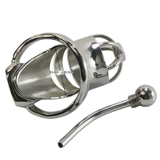 Outdoor Urethral Penis Lock Ring Chastity Cage