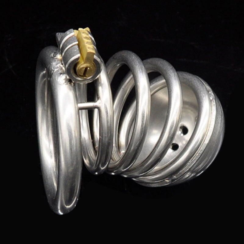 Stealth Lock Male Metal Chastity Cage