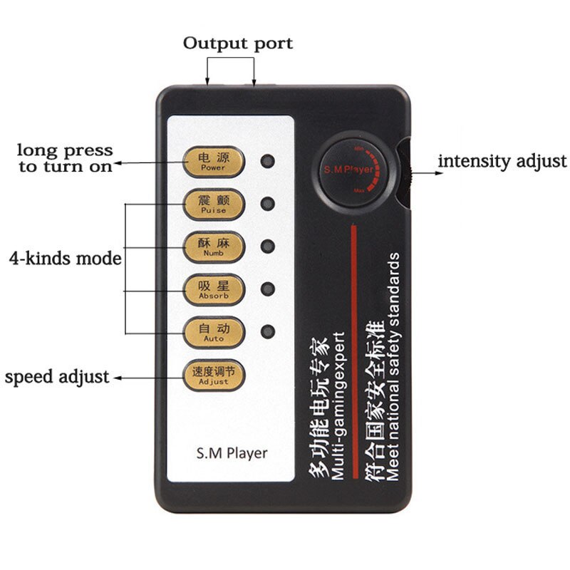 BDSM Electro Shock Kit Penis Plug