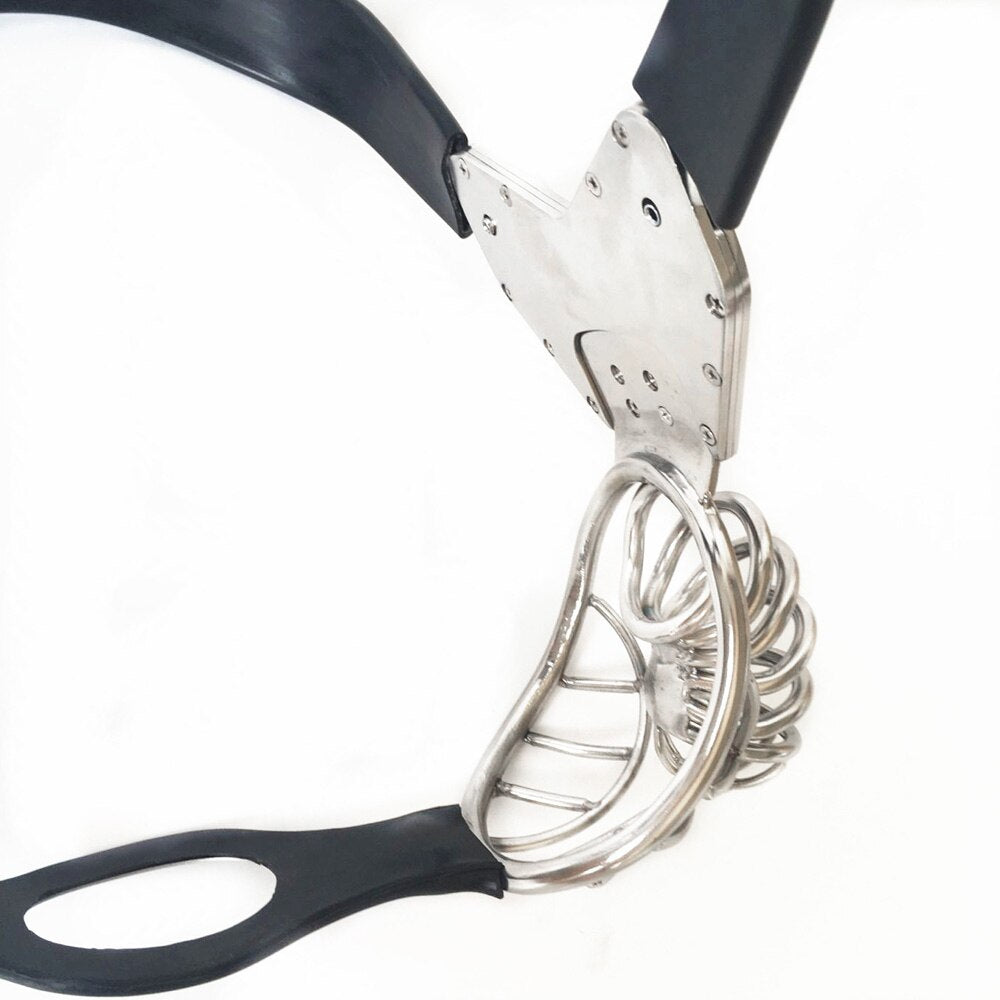 BDSM Stainless Steel Restraint Chastity Belt