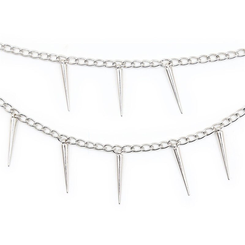 Metal Spiked Chain Nipple Clamps