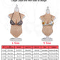 Wearable Upper Bust Oversize Silicone Fake Boobs