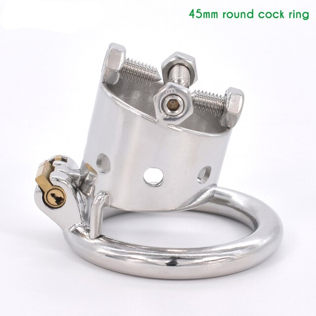 Stainless Steel Removable Spikes Chastity Cage