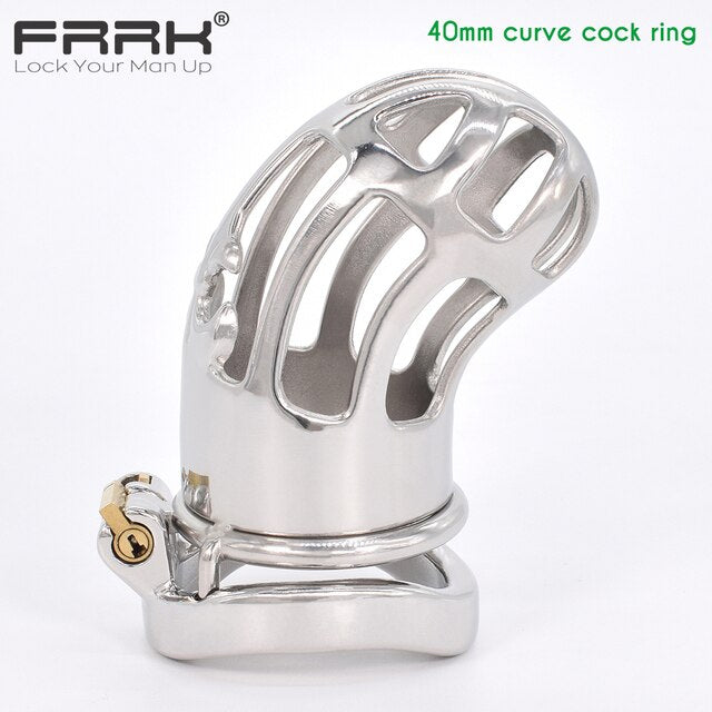 Stainless Steel Bondage Slave Chastity Cage