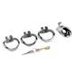 Smooth Full Cover Stainless Steel Chastity Cage