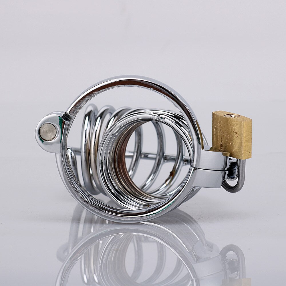 Lockable Bondage Steel Chastity Cage