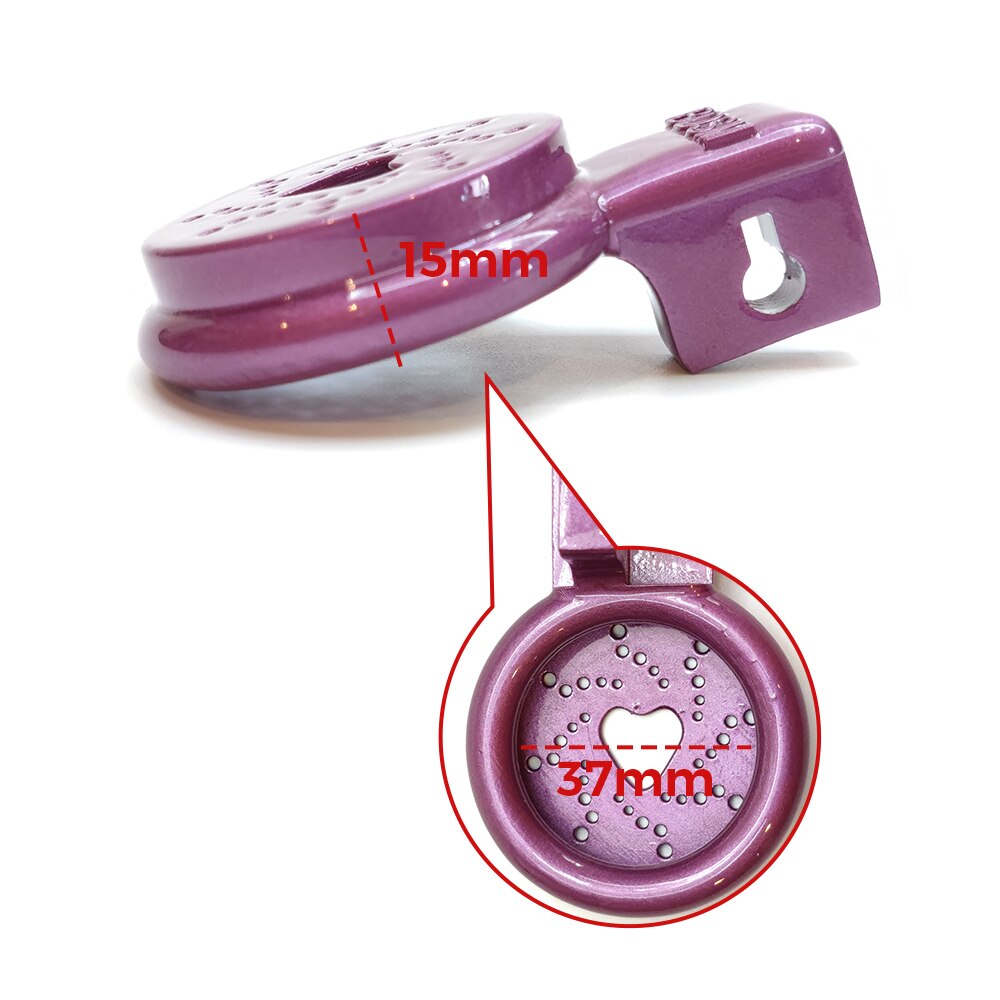 Purple Heart Flat Male Chastity Cage – GXLOCK Store