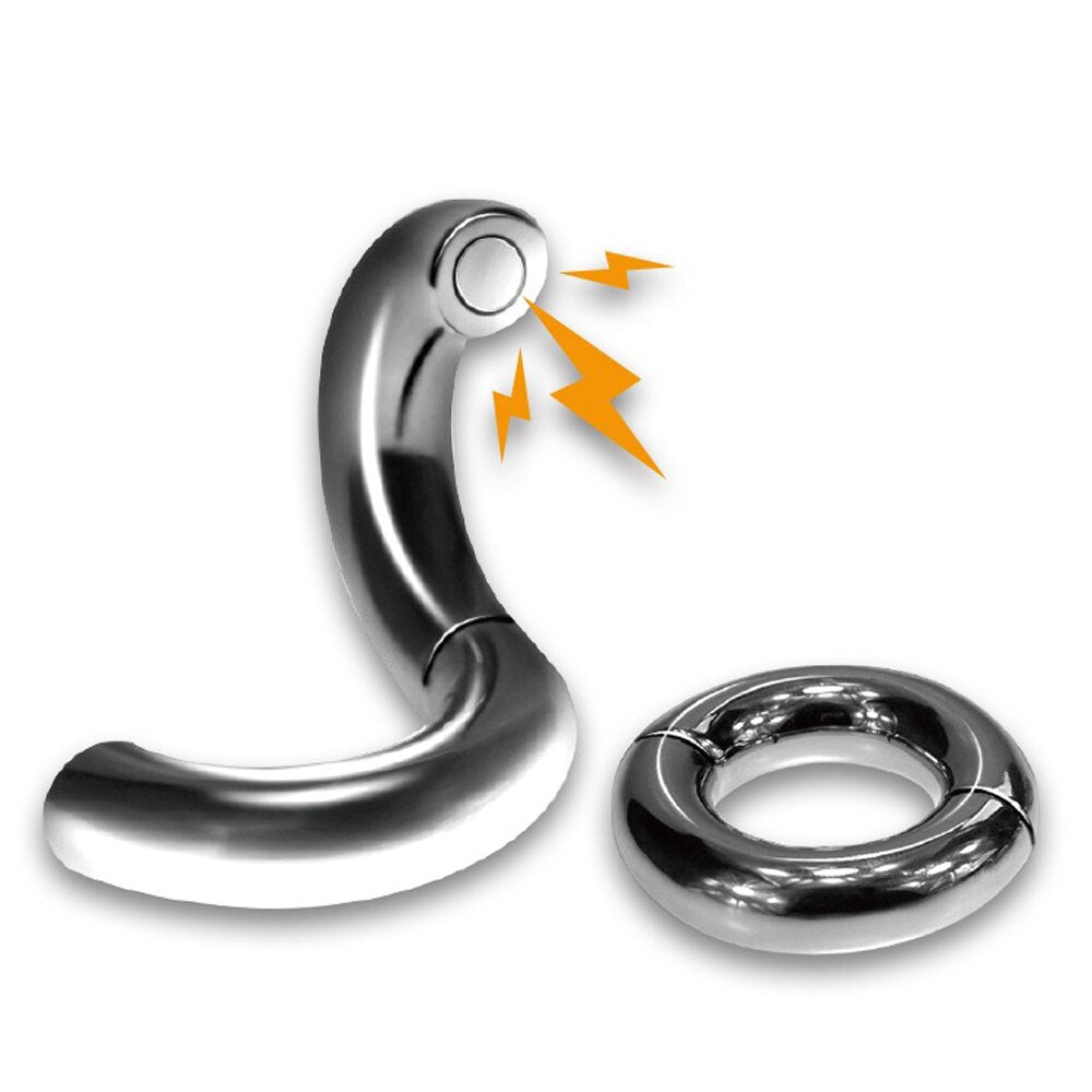 Metal Magnetic Penis Lock Cock Ring