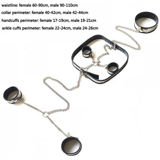 Metal Torture Silicone Bondage Handcuffs