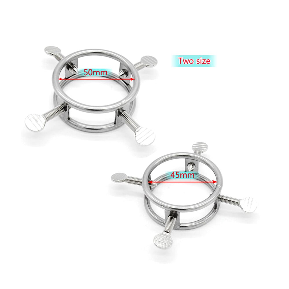 Adjustable  Spikes Screw Male Penis Ring